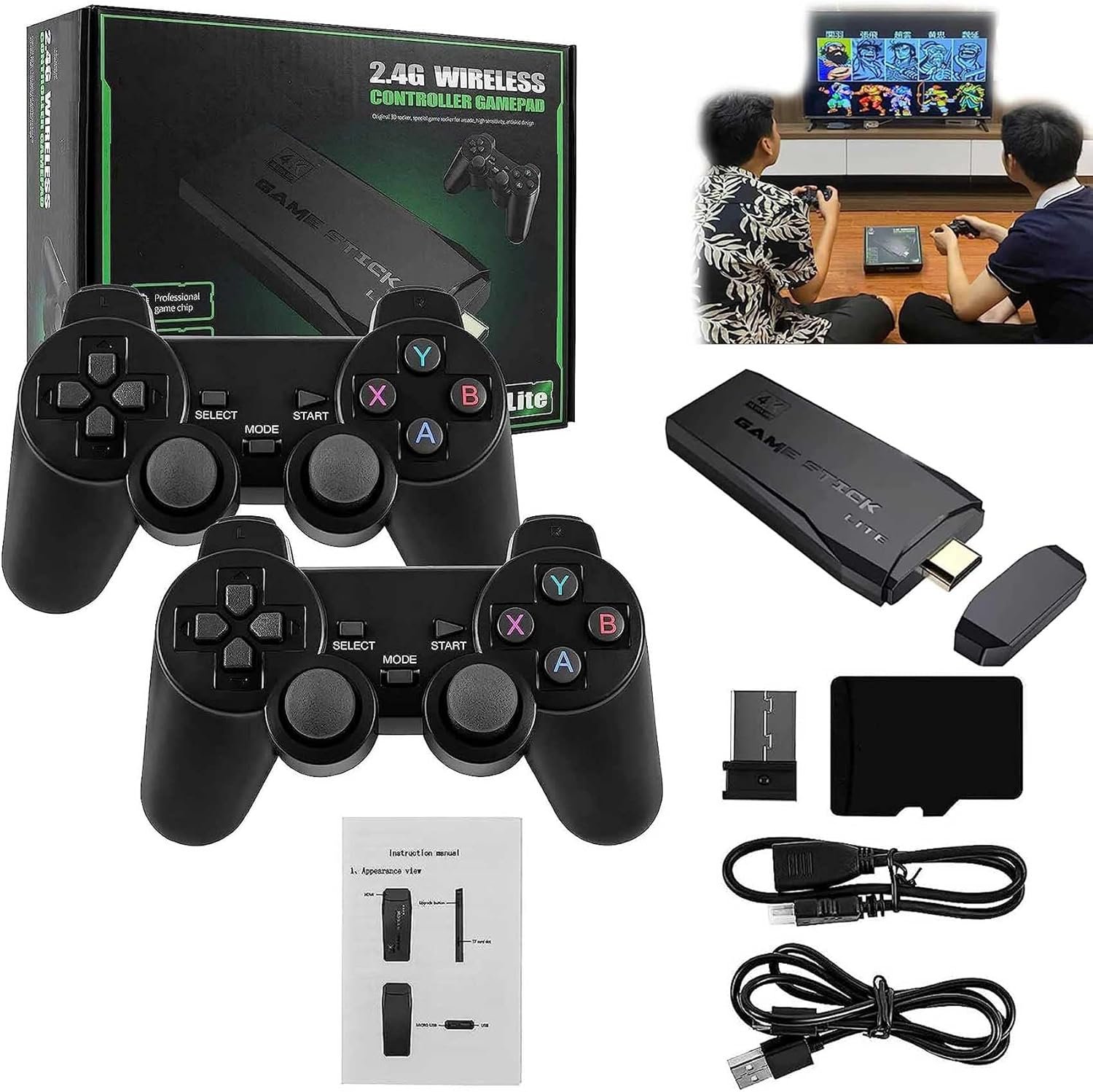 71sR7FH+Z6L._AC_SL1500_ 2 4g wireless controller gamepad لعبة